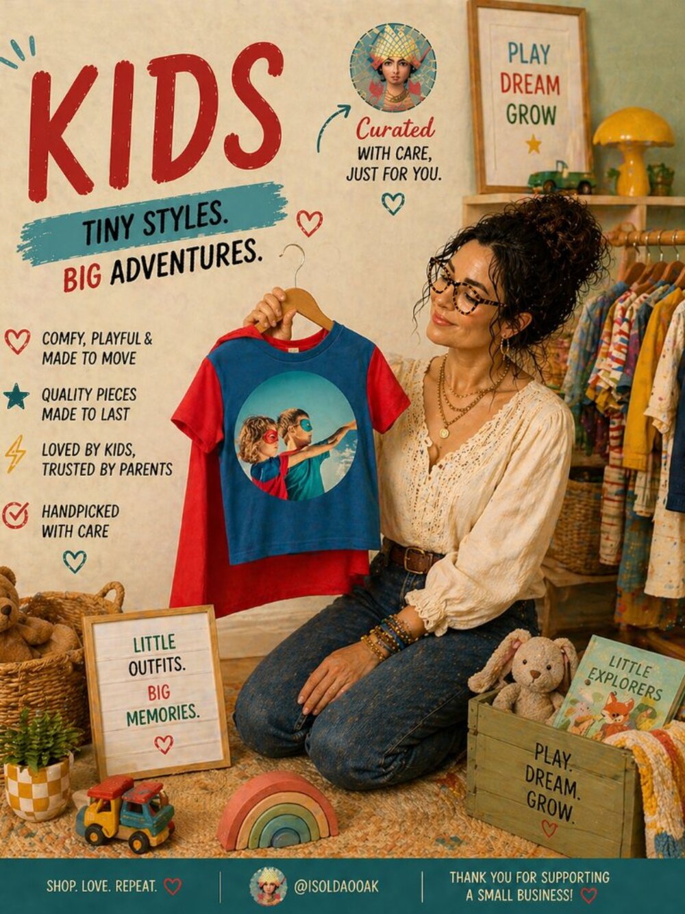 KIDS POSH CLOSET ISOLDA OOAK
